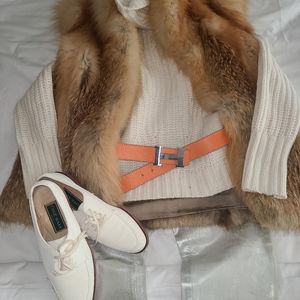 Vintage Cole Hann Cream Bucks -Spectators Flawless